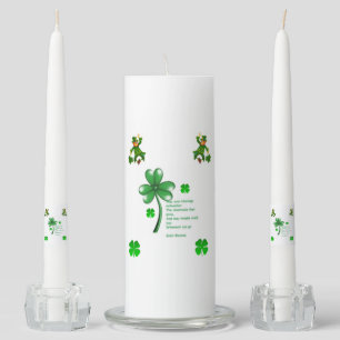 St. Patrick's Day Unity Candle Set