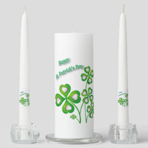 St. Patrick's Day Unity Candle Set