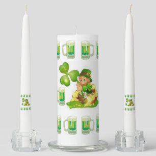 St. Patrick's Day Unity Candle Set