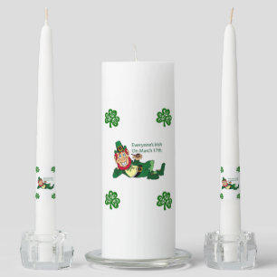 St. Patrick's Day Unity Candle Set