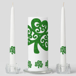 St. Patrick's Day Unity Candle Set