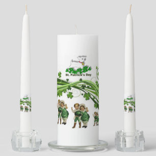 St. Patrick's Day Unity Candle Set