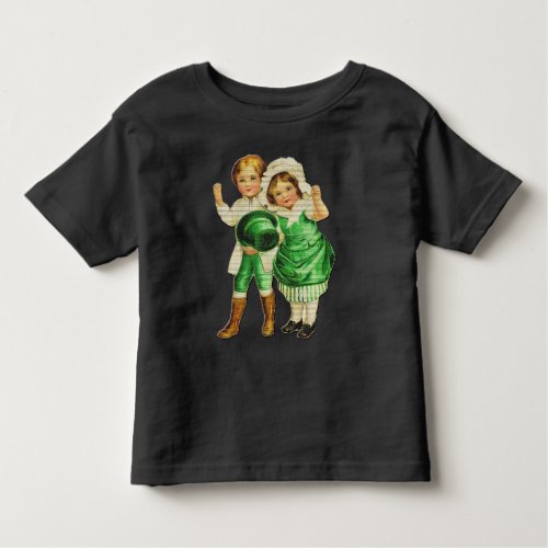 St Patricks Day Vintage Kids Toddler Boys Shirt