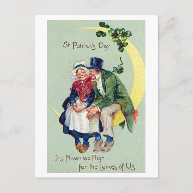 St. Patrick's Day, Vintage Postcard (Front)