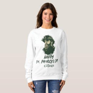 St. Patrick's Day vintage Shamrock personalize Sweatshirt