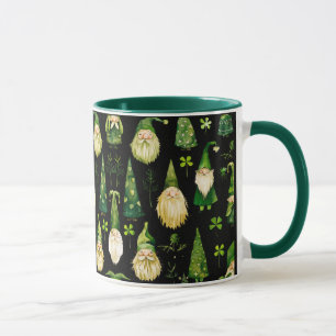 St Patrick's Day Watercolor Gnome Combo Mug