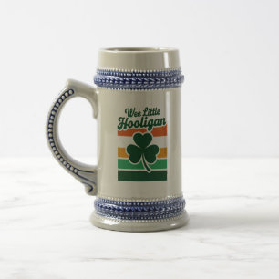 St Patricks Day Wee Little Hooligan Funny Beer Stein