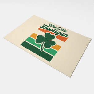 St Patricks Day Wee Little Hooligan Funny Doormat