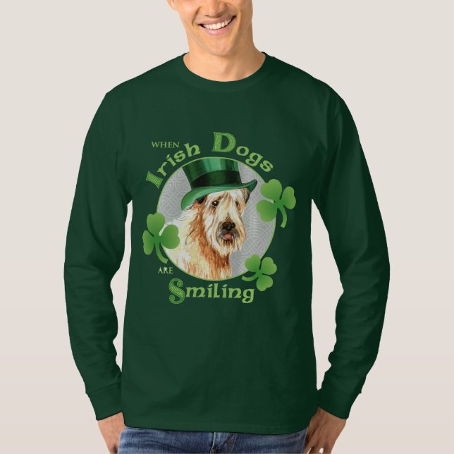 St. Patrick's Day Wheaten Terrier T-Shirt (Front)