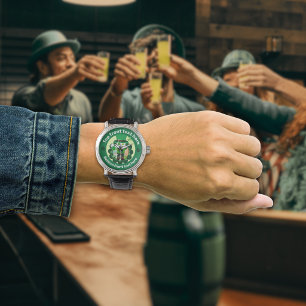 St. Patrick's Day with a Lucky One-Eyed Cat Watch