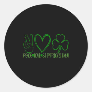 St Patricks Day Women Boys Kids Men 100 T Shirt Classic Round Sticker
