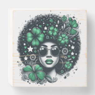 St Patrick's Day Wood Box Sign