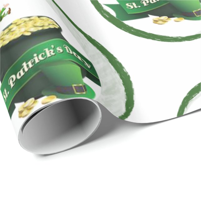 St. Patrick's Day Wrapping Paper (Roll Corner)