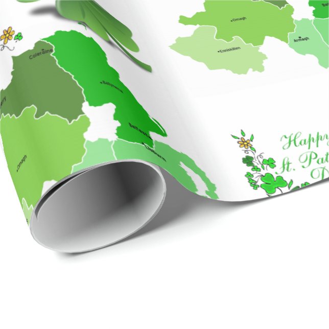 St. Patrick's Day Wrapping Paper (Roll Corner)