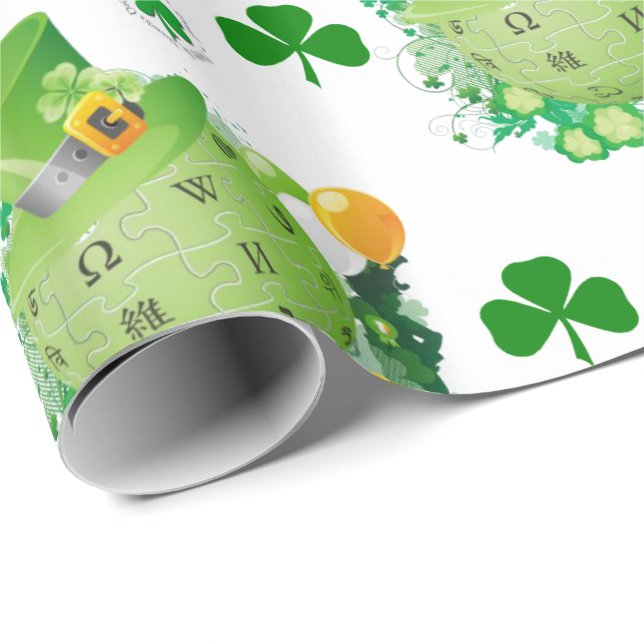 St. Patrick's Day Wrapping Paper (Roll Corner)