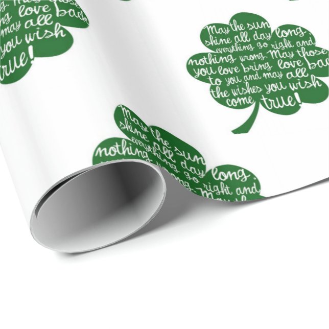 St. Patrick's Day Wrapping Paper (Roll Corner)