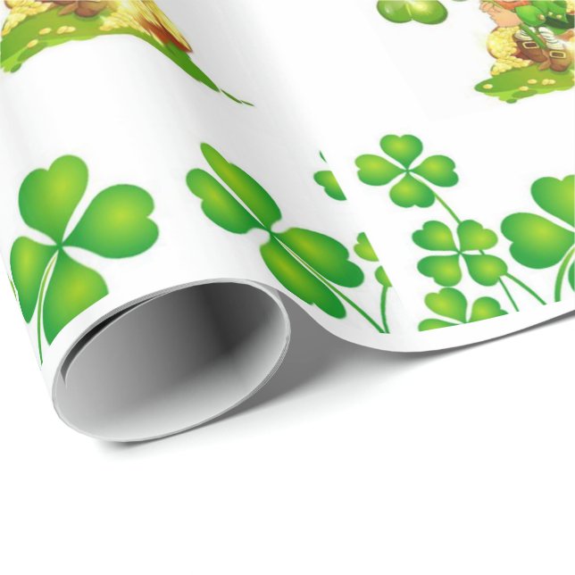 St. Patrick's Day Wrapping Paper (Roll Corner)