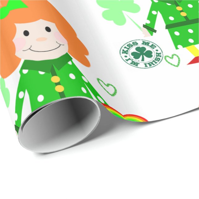 St. Patrick's Day Wrapping Paper (Roll Corner)