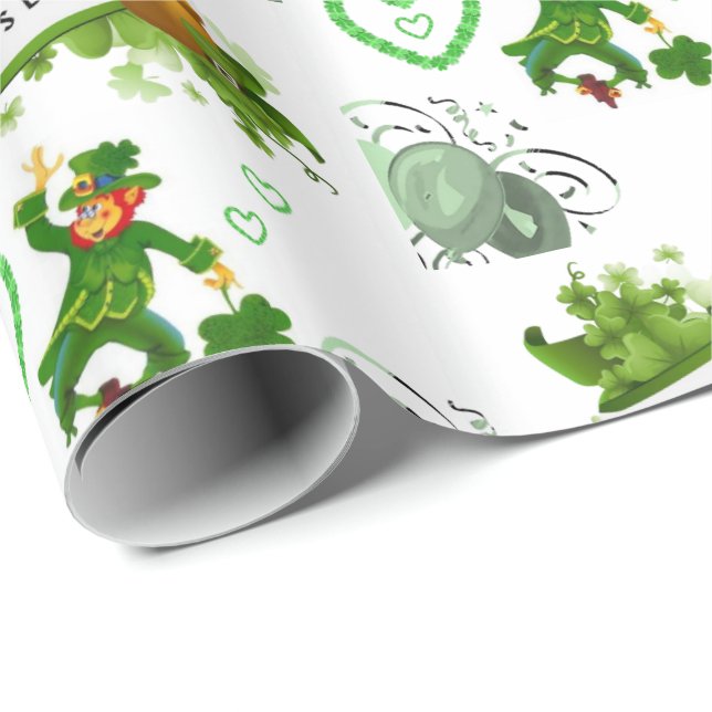 St. Patrick's Day Wrapping Paper (Roll Corner)