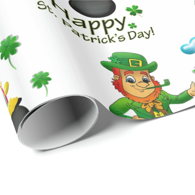 St. Patrick's Day Wrapping Paper (Roll Corner)
