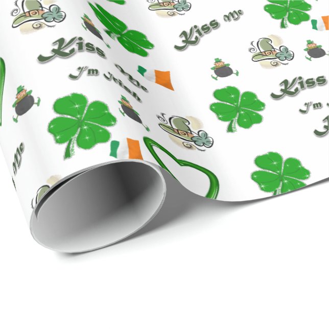 St. Patrick's Day Wrapping Paper (Roll Corner)