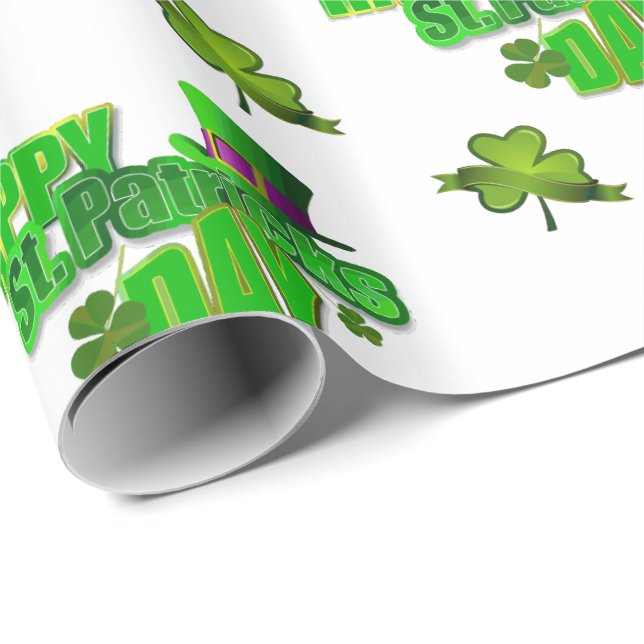 St. Patrick's Day Wrapping Paper (Roll Corner)