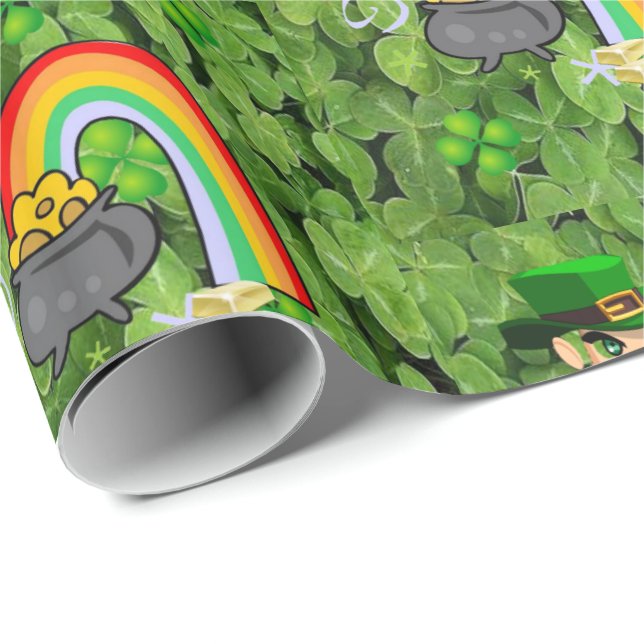 St. Patrick's Day Wrapping Paper (Roll Corner)