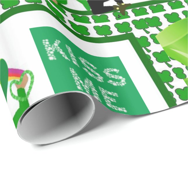 St. Patrick's Day Wrapping Paper (Roll Corner)