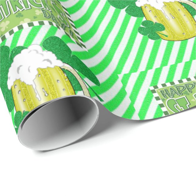 St. Patrick's Day Wrapping Paper (Roll Corner)