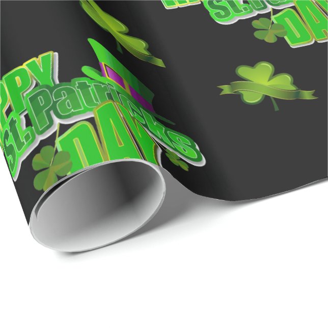 St. Patrick's Day Wrapping Paper (Roll Corner)