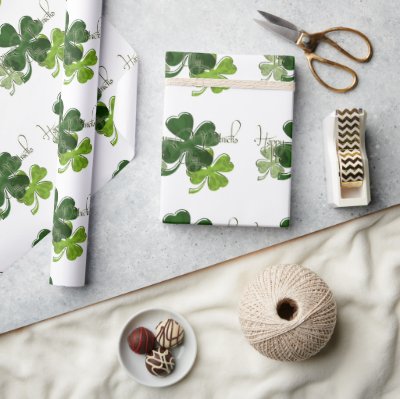 St. Patrick's Day Wrapping Paper