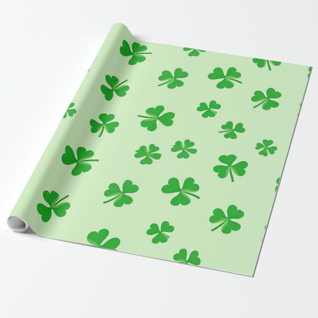  St. Patrick's Day Wrapping paper (Unrolled)