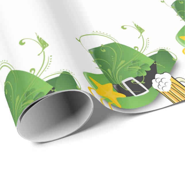 St. Patrick's Day Wrapping Paper Beer (Roll Corner)