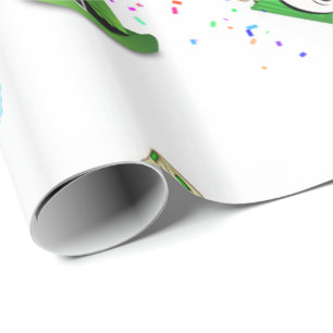 St. Patrick's Day Wrapping Paper Cupcake Rainbow