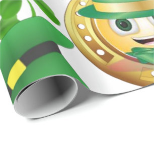 St. Patrick's Day Wrapping Paper Horseshoe