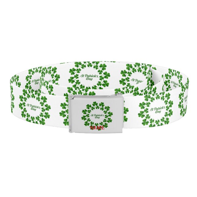 St Patrick's Day Wreath Thunder_Cove Belt (Coil)
