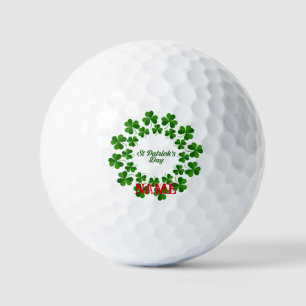 St Patrick's Day Wreath Thunder_Cove Golf Balls