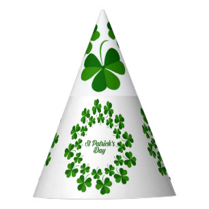 St Patrick's Day Wreath Thunder_Cove Party Hat
