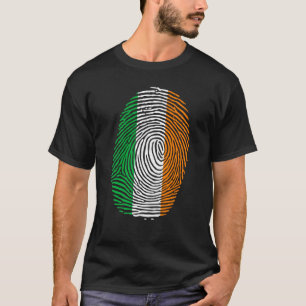 St Patricks Day Zu Saint Paddy's Flag Irish Finger T-Shirt