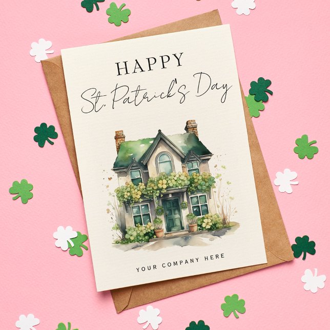 St. Patrick's DaynHouse Real Estate Farming Holiday Postcard (Creator Uploaded)