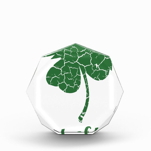st patricks distressed lucky clover award (Front)