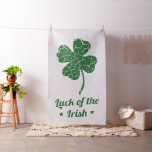 st patricks distressed lucky clover fabric