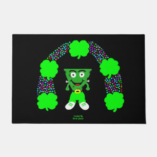 St. Patrick's FrankenCheese Door Mat