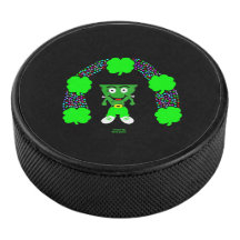 St.  Patrick's FrankenCheese Hockey Puck