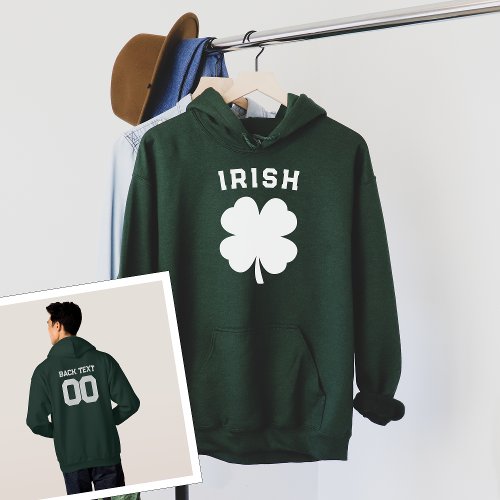 St Patricks Game Day With Your Name and Number Hoodie