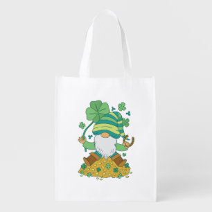 St. Patrick's Gnome Grocery Bag