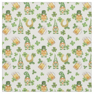 St. Patrick's Gnomes Fabric