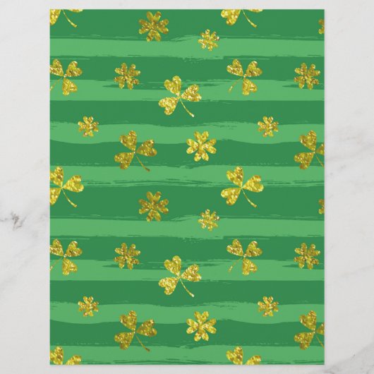 st patricks golden shamrocks (Front)