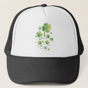 St. Patrick's Gradient Clover Trucker Hat