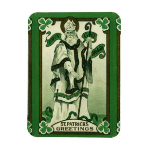 St. Patrick's Greetings (Erin Go Braugh) Magnet